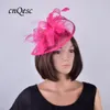26 colours.Classic HOT sinamay fascinator hat in SPECIAL shape with feathers for Kentucky Derby wedding party church