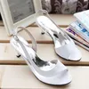 Vente en gros femmes sandales grande taille été dames sandales Transparent néon talons bas chaussures de créateur femme chaussures décontractées