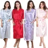 Wholesale- Brand Long Robe EmulationシルクソフトホームバスローブプラスサイズS-XXXLナイトガウンの女性着物ローブオートンム春冬夏