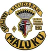 Nuovo arrivo Satudarah MC ricamato in ferro ricamato su patch motociclista motostello per motociclisti patch per patch di piloti di dimensioni ridotte G0397 Spedizione gratuita