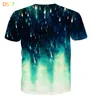 T-shirt in cotone moda uomo nuovo T-shirt manica corta stampa 3D Design immaginazione colorata T-shirt casual slim O collo