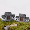 Resin Dollhouse Garden Decorations Miniatures Mini Chinese Gate Figurine Moss Terrarium Supplies Micro Landscape