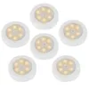 Veilleuses 6 LED à piles détecteur de mouvement lumière automatique lampe pour placards couloirs