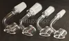 3 mm dik Domeless Quartz Banger Nail 10 mm /14 mm /18 mm, 45 graden 90 graden mannelijk vrouwelijk met helder gewricht