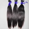 400g/lot Crochet Faux braid Bulk Raw Straight Virgin Brazilian Hair full bundles Hot Girl Beauty