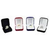 Hurtownie 6 sztuk Biżuteria Wyświetlacz Box Red Black Blue Zablokowany Pierścień Biżuteria Organizator Box Pierścień Pakunek Pamięć Prezent 5 * 5.8 * 3,5 cm