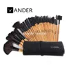 10 set/lote Vander 32 Uds cepillos bolsa herramientas base cara ojos colorete en polvo cosméticos maquillaje cepillo Kits colecciones regalo