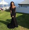 Eleganckie sukienki Afryki Sheer Jewel Neck Lace Aplikacje Illusion Długie Rękawy Suknia Syrenka Party Party Suknie Korant