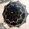 Ślub Parasols Craft koronkowy parasol mobilowy Hook Flower Studio Pography Props Temat Po Europejski styl słoneczny ręcznie robiony Cotton6906567