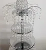 Crystal Acrylic Wedding Tort Stand Deser Tabela Cake Stojak Ślub Centerpiece Cupcake Stand
