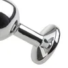 Top Quality Silver Plated Zinc Metal Big Size Anal Jewelry Beads Plugs 12 colors Sex Toys Adult Game Products2657285