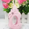 New Arrival 24 PCS Non-woven Fabrics Blue/Pink Bottle Style Gift Bags Candy Box with Sling for Guest Baby Shower Birthday Party Decor