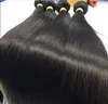 Brazilian Human Virgin Hair extensions Unprocessed Straight Bundles Dyeable Best Quality Weaves 3bundles