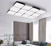 Minimalism Living Studie Room Bedroom Kök Modern LED Taklampor Vit och svart AC85-265V Super-tunn taklampa Fixture LLFA