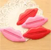 practical Multifunction creative red lips toothpaste dispenser sealing clip Peelers home bathroom tool7257870