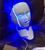 7 färger LED Light Photon Therapy Skin Föryngring Whitening Firming Pdt Facial Neck Mask