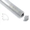 20 X 1M ensembles/lot profilé en plastique en forme de V pour lumière led et canal led d'angle étanche pour armoire ou lumière led de cuisine