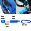 Crestech Torches LED Keychain Flashlights Carabiner Ring Sports 미니 LED 손전등이있는 알루미늄 합금 바디 무료 배송 DHL