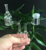 XXL Double Walls Quartz Thermal Banger Nail Quartz Carb Cap with 10mm 14mm 18mm Quartz Domeless Nails for Glass Water Pipes