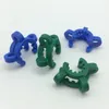 10 mm 14 mm 19 mm Kunststoff-Keck-Clip-Clips Labor-Labor-Klemmen-Clip Kunststoff-Verschluss für Glasbongs Wasserpfeifen-Adapter NC-Großhandel