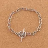 Plum Flower Bracelet Toggle Clasp 100setslot Antique Silver Fit Bracelets L847 Jewelry Findings Components LZsilver7873804