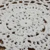 Wholesale- 8" Round Handmade Crochet Lace Floral Doilies Vintage Knit Cup Coasters Tableware Placemat Pad Wedding Table Decor Cloth Mat