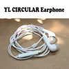 New YL In-Ear Earphone Headphones with Remote and MIC for Samsung Galaxy Note 2 N7000 Galaxy S3 i9300 100pcs