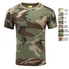 Tactical Shooting T Shirt Battle Dress Uniform BDU Army Combat Clothing Cotton Camouflage Outdoor Woodland Hunting T-Shirt NO05-104