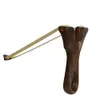 Slingshot Catapult Potężny Przenośny Wysokiej Jakości Ebony z płaskim Elastycznym Guma Band Polowanie Darmowa Wysyłka Strzelanie Sporty na świeżym powietrzu