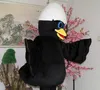 Högkvalitativa riktiga bilder Deluxe Black Chicks Mascot Kostym Vuxen Storlek Fabriks Direkt Gratis frakt