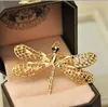 Fashion delicate hollowed dragonfly necklace realy gold plated pendant necklace wholesale