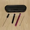 cera pluma dab nail kit de cera dabber herramienta de acero inoxidable dabber electric nail doble cara dab herramienta para cera pex