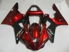 Pièces de carrosserie pièces de rechange Kit de carénage pour Yamaha YZFR1 2000 2001 Kit carénage noir vin rouge YZF R1 00 01 IT09