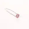 10st Crystal Rhinestone U Shaped Hairpins Headepieces Wedding Bridal Hair Prom Pins Pin Small Size Multi Color