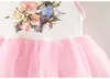 Baby Girl Letnia sukienka 2017 Moda w chiński styl uroczy druk kwiat sukienki dla dziewcząt ubrania niemowlę 13 lat urodzin 7444158