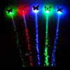 Butterfly Colorful LED LIGTH UP BAIL BRIAND GLOWLOWLOWLOW Flash Hairpin Lumininoso Light Up Led Party Hairpin Decoração Flash Bail Hair5759597