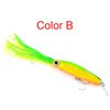 Hot Squid jigs hooks Buzzbait lure 14cm 40g 6Colors Durable Plastic Sleeve-Fish Fishing bait Power fishing tackle