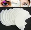 En gros livraison gratuite 100 paire/lot tampon de boucliers de fard à paupières jetable pour une application parfaite de maquillage des yeux beauté boucliers d'ombre à paupières