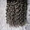 T1B/Gray ombre brazilian hair deep wave 100g grey hair weave bundles 1pcs brazilian hair weave bundles double weft quality,no shedding