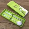 Whole Stainless Steel Chopsticks Spoon Suit Gift Box For Home Restaurant High Quality D551130082