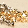 BoYuTe 200Pcs HOT sale Metal Brass Gold Rhodium Tone Bail Connector Pearl Bead Caps Diy Jewelry Accessories