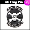 Pace Metal Badge Pin 10pcs molto Spedizione gratuita XY0098