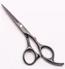 C1005 60039039 17cm Customized Logo Black Hairdressing Scissors Factory Cutting Scissors Thinning Shears Professional5304274