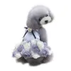 ペット犬のローズのウェディングドレス子犬の王女素敵な服の小さな犬のチワワヨークシャー春の夏送料無料
