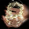 3M 30leds batterij geëxploiteerd LED-string Mini LED Koperdraad String Fairy Light Christmas Xmas Home Party Decoratie Licht Warm / Puur Wit