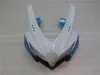 100% fit for Suzuki injection molded fairings GSXR600 08 09 10 white blue fairing kit GSXR750 2008 2009 2010 OI15