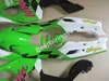 Gratis 7 geschenken Fairing Kit voor Kawasaki Ninja ZX6R 1994-1997 Groene witte zwarte backset ZX6R 94 95 96 97 OT25