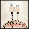 Cable de carga Micro USB tipo C de alta calidad, cargador USB trenzado de nailon de alta velocidad, 3,3 pies, 1M, para Android, Samsung, Nexus, HTC, Motorola, HUAWEI