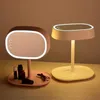 Partihandel MUID Kosmetisk spegel LED-lampa Make up Spegel + LED Touch Lamp + Lagra Base Plate Multi-Function USB Uppladdningsbar spegelbordslampa