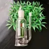 Crown Silent Glass Shisha, Großhandel Glasbongs Ölbrenner Glaspfeifen Wasserpfeifen Bohrinseln Rauchen Kostenloser Versand